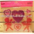 valentine's day window gel sticker